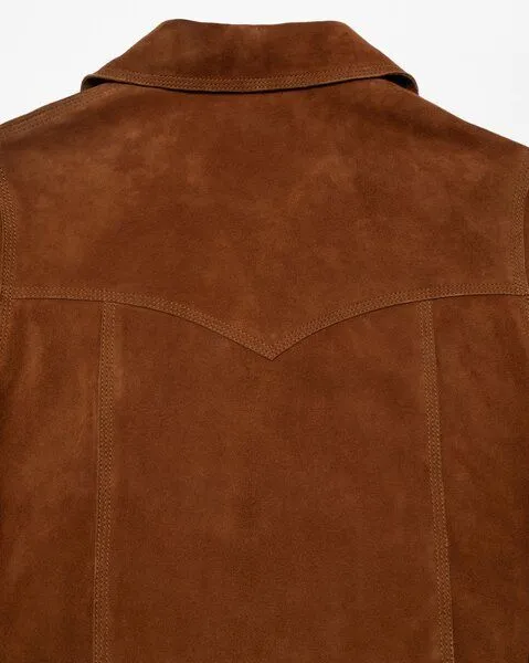 Nudie Jeans Nudie Jeans Peggy Suede Jacke - Cognac – Produktbild 4 von 4