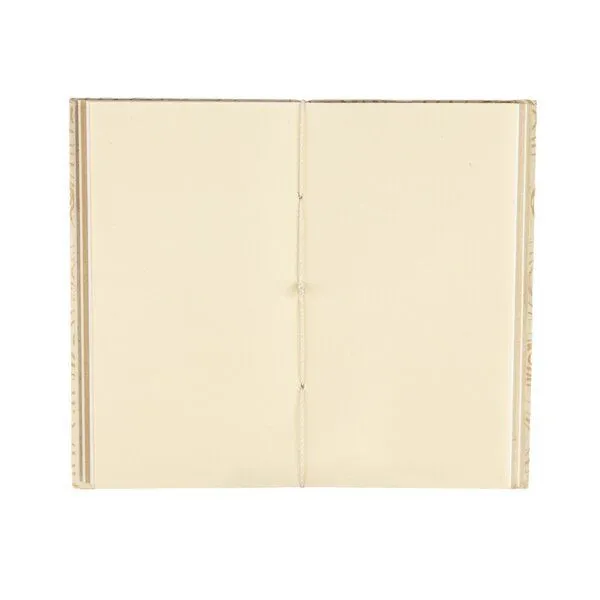 El Puente El Puente Notizbuch "Goldschrift" | Fair Trade & Handmade aus Bangladesch, Natur, – Produktbild 2 von 2