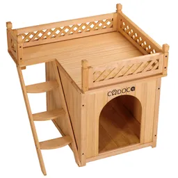 Cadoca® Katzenhaus Holz FSC®-zertifiziert 66x53x64cm – Produktbild 1 von 1