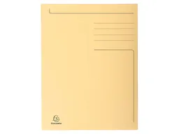 Exacompta 50 Exacompta Aktenmappen "Forever", 3 Klappen, 280 g/m², 245x350 mm für Format Folio, sand – Produktbild 1 von 1