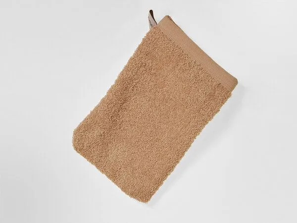 Yumeko Waschlappen Terry 15x22 - 4 Stk. Yumeko aus Bio-Baumwolle, Honey, – Produktbild 3 von 4
