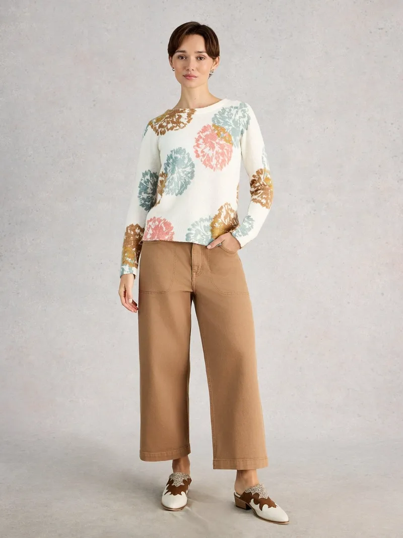 White Stuff Print Pullover Jodie - 36, Elfenbein print, – Produktbild 2 von 4