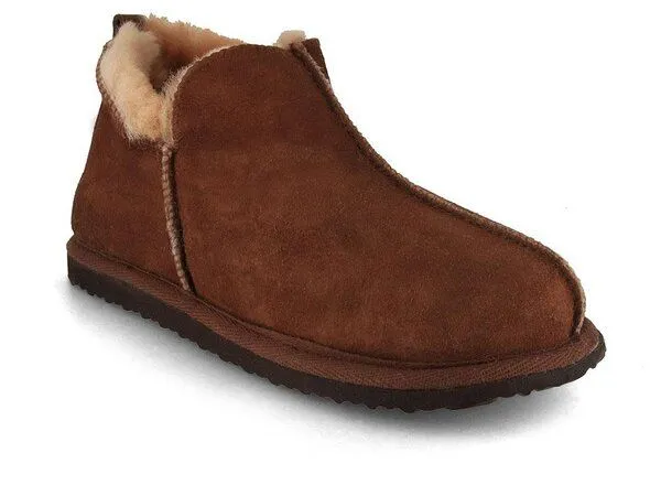 Lammbock Lammbock Lammfell Hausschuhe Stiefel Shearlock mit Outdoorsoohle, Cognac, – Produktbild 1 von 4