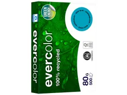Clairefontaine 500 Blatt Clairfontaine Farbiges Recycling-Kopierpapier 'Evercolor' Dunkelblau, 80g, DIN A – Produktbild 1 von 1
