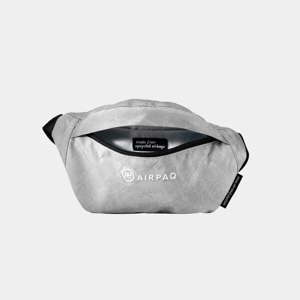 Airpaq Airpaq Bauchtasche aus Autoschrott, Grau, – Produktbild 3 von 4