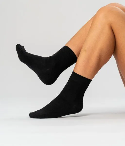 Copenhagen Bamboo 7 Paar schwarze Bambussocken (niedrig geschnitten) – Produktbild 3 von 4