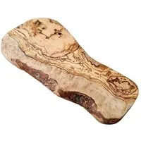 NATUREHOME NATUREHOME Olivenholz Astscheibe oval ~30 cm – Rustikale Baumscheibe als Dekobrett, Servierbrett oder Unikat-Geschenk aus Naturholz – Produktbild 1 von 1