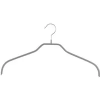 MAWA MAWA Kleiderbügel Silhouette F aus Metall - Set aus 10 Bügeln, Silber, – Produktbild 1 von 1