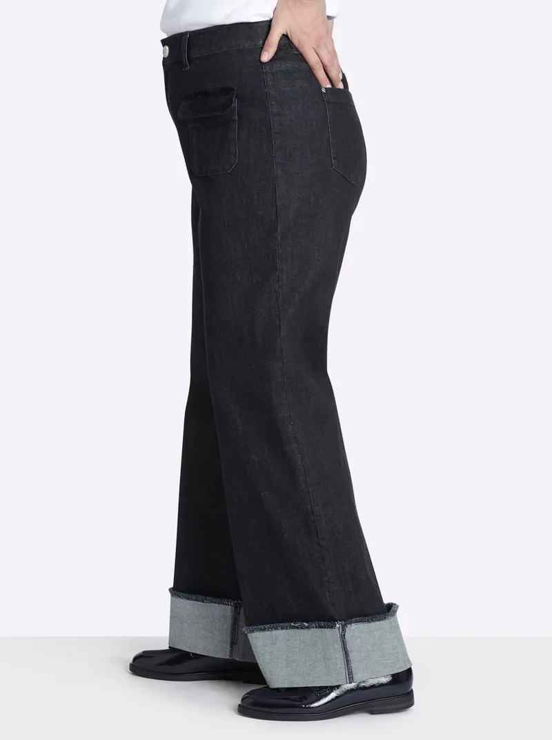 sheego Jeans dark blue, Dark blue, – Produktbild 2 von 2
