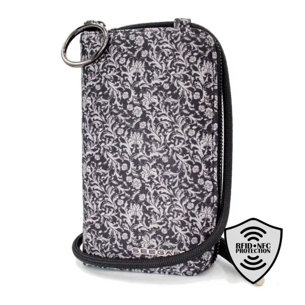 Seegarn Seegarn-Täschle / 2in1 Handy-Tasche und Geldbeutel (M23), K3 - kordel schwarz, – Produktbild 1 von 5