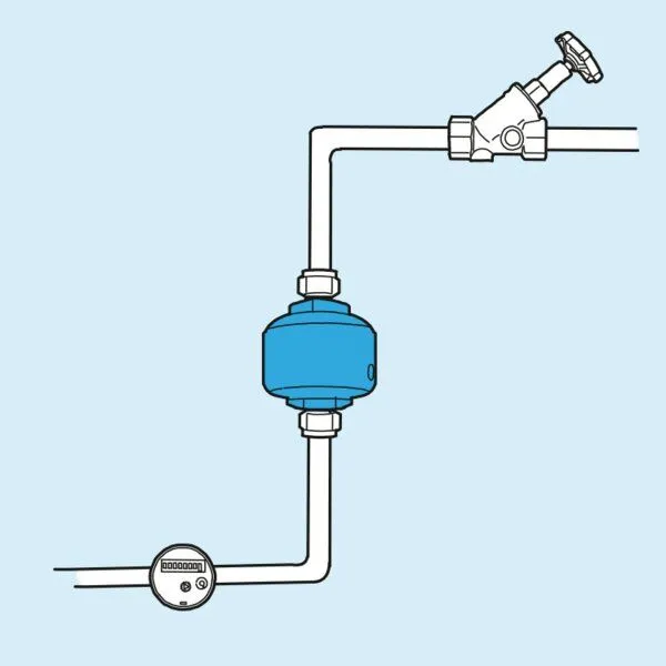 my PureWater my PureWater Anti-Kalk & Keimschutz in WEG's, Hotels oder Schwimmbad WATERspin WSG – Produktbild 2 von 3