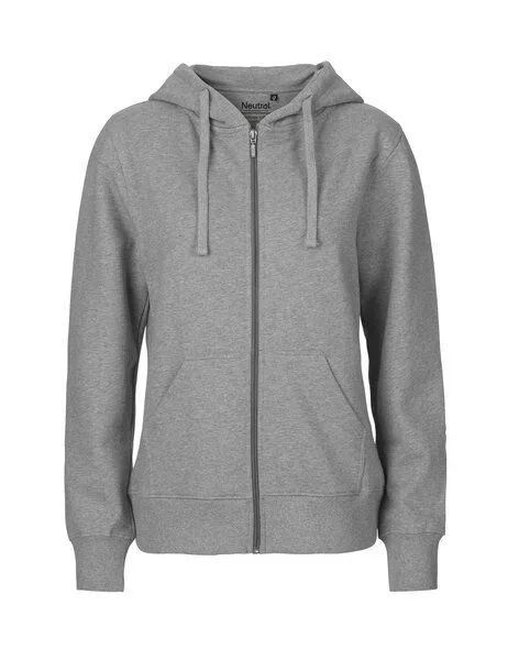 Neutral® - 3FREUNDE Neutral® - 3FREUNDE Frauen Hoodie Zipped, Hellgrau, – Produktbild 1 von 4