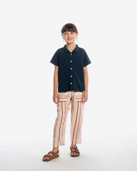 MATONA Matona Lange Hose | Garden Pants | aus Leinen, Striped, – Produktbild 3 von 4