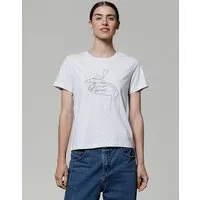 watapparel watapparel T-Shirt Frauen Don't Hurt Yourself, Cool heather grey, – Produktbild 1 von 1