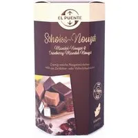 El Puente El Puente Schoko-Mandel-Nougat & Cranberry-Mandel-Nougat | Fair Trade | Glutenfrei, Mehrfarbig, – Produktbild 1 von 1