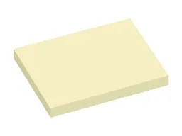 Info Info Haftnotizen "Powernotes" 100 Blatt, 100 x 75 mm, gelb – Produktbild 1 von 1