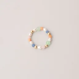 fejn jewelry fejn jewelry Ring 'summer pearl' mit Süsswasserperlen und Halbedelsteinen – Produktbild 1 von 1