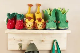 short'n'pietz short'n'pietz Filz Tigerschuhe für Babies und Kleinkinder – Produktbild 1 von 1