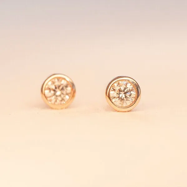 Eppi Eppi Ohrringe 2in1 mit Lab Grown Diamanten Annabel, Gelb, – Produktbild 3 von 4