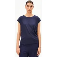 ARMEDANGELS ARMEDANGELS JILAANA Damen T-Shirt aus TENCEL Lyocell Mix, Tinted navy, – Produktbild 1 von 1