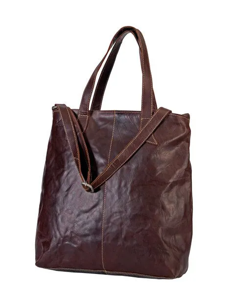 Alpenleder Alpenleder Shopper IMPERIA, Brandy, – Produktbild 1 von 4