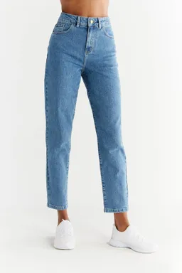Evermind Evermind Damen vegan Jeans Mom Fit Day Himmelblau – Produktbild 1 von 1