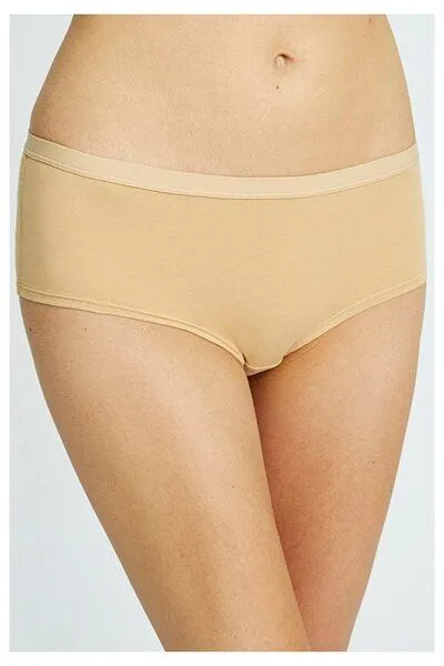 People Tree People Tree Damen Pants/ Slip - Organic Short, Natur (almond), – Produktbild 2 von 4