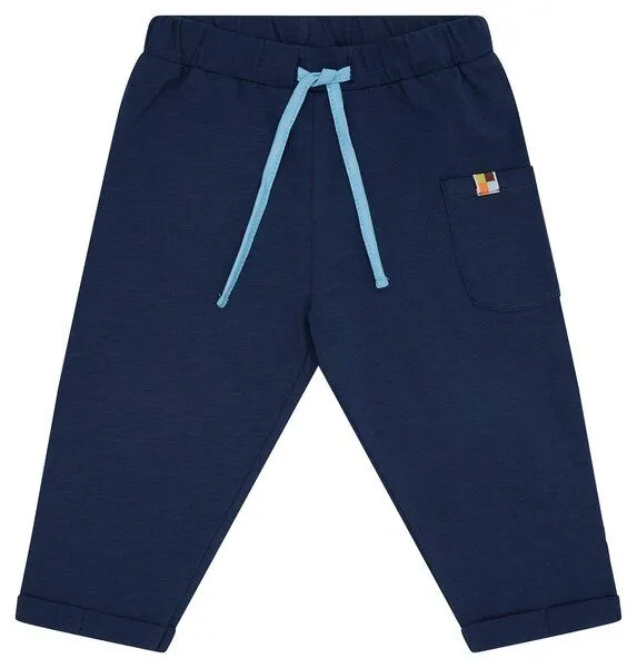 loud + proud loud + proud Babys & Kinder Hose Slub Jersey, GOTS-zertifiziert, Ultramarine(blau), – Produktbild 1 von 2