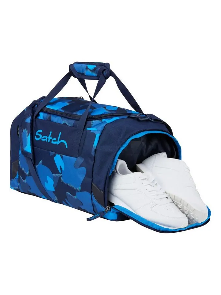 Satch Satch Sporttasche Sporttasche (1-tlg), praktisches Nass bzw. Schuhfach, Blau, – Produktbild 2 von 8