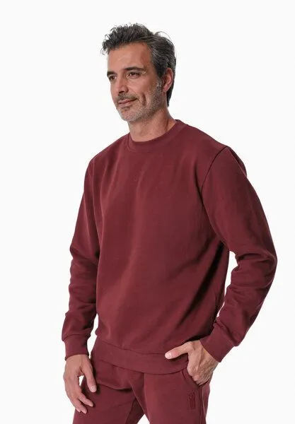 ORGANICATION ORGANICATION SCOTT | Sweatshirt aus Bio-Baumwolle, Bordeaux, – Produktbild 3 von 3