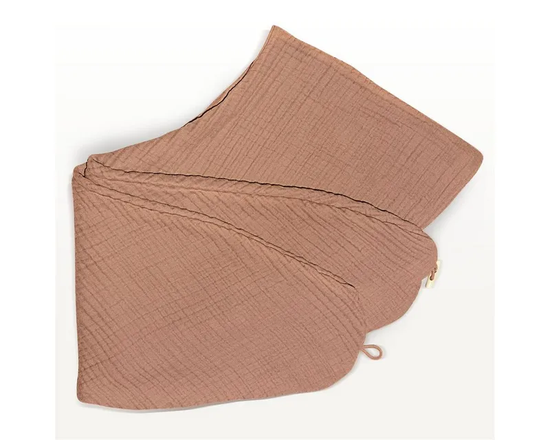 SEI Design Stillkissenbezüge Bezüg für Stillkissen Lagerungskissen Seitenschläferkissen 190x30 cm, Bio Baumwolle, Braun, – Produktbild 1 von 5