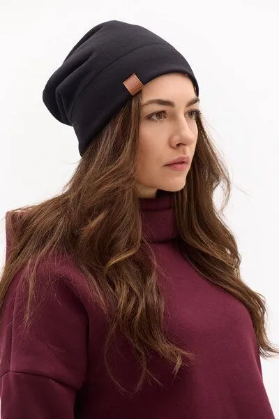 KOKOworld Mütze Twins – Klassische Beanie – Beidseitig – Warm – Fair produziert in EU – KOKOworld, Black telar (mehrfarbig), – Produktbild 2 von 4
