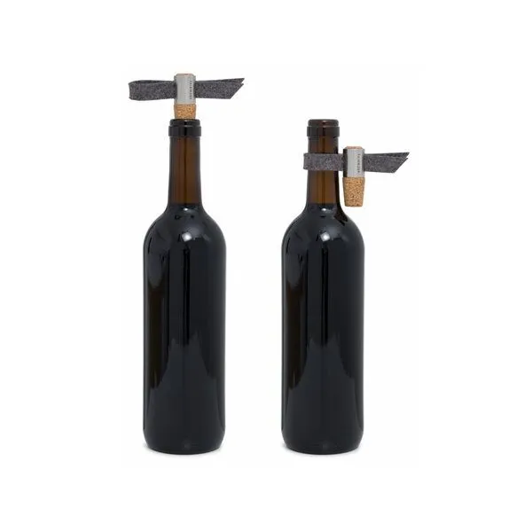 fairwerk fairwerk Weinstöpsel und Tropfenfänger, Anthrazit/aubergine (lila), – Produktbild 3 von 3