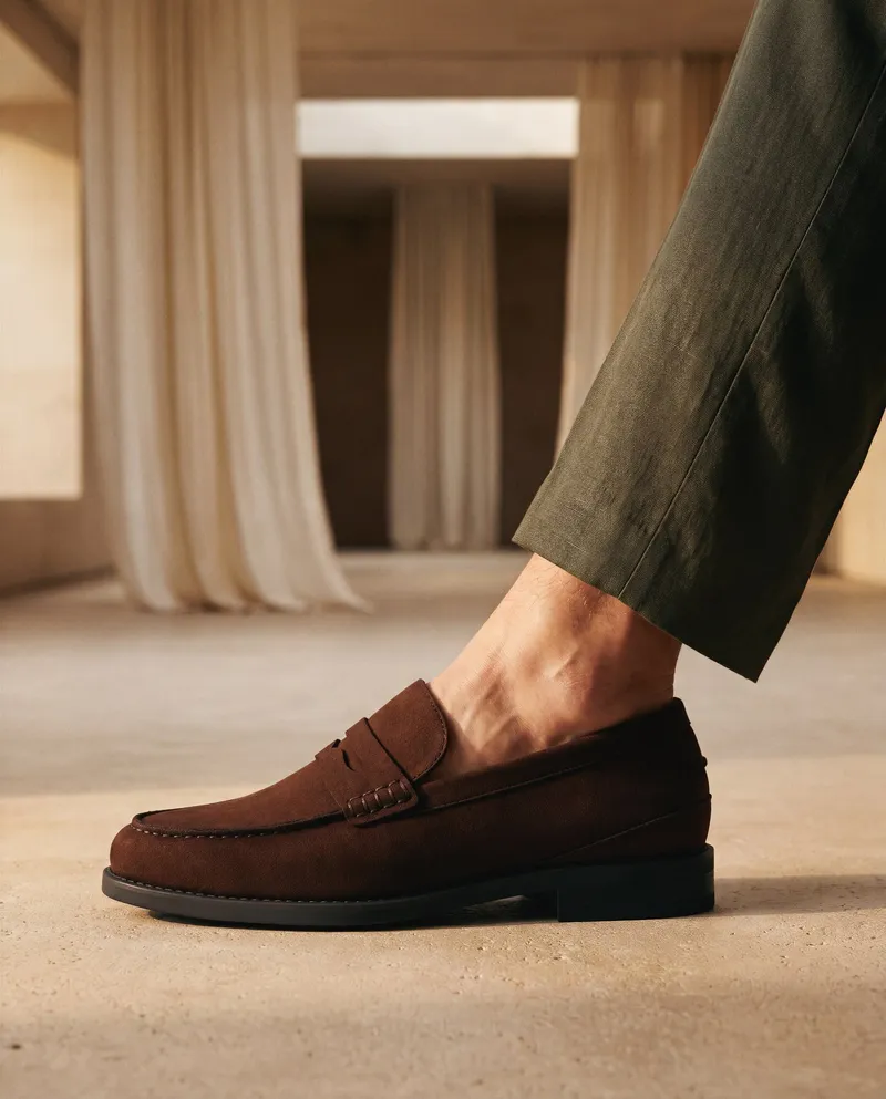 NAE NAE Herren vegan Loafer Levi, Dunkelbraun, – Produktbild 2 von 2