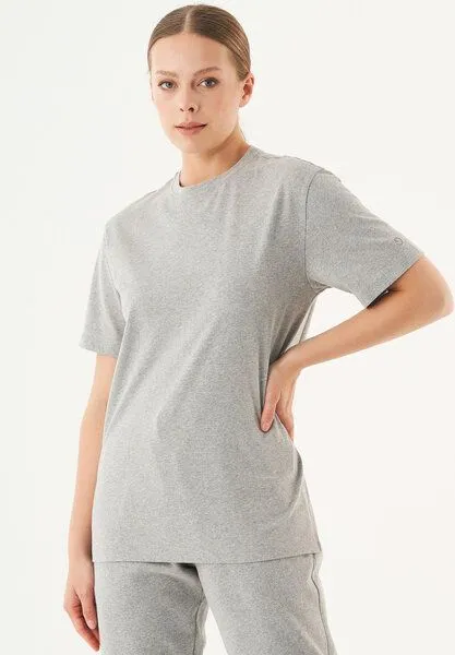 ORGANICATION ORGANICATION ESSENTIALS-TILLO-Unisex Basic T-Shirt aus Bio-Baumwolle, Grey melange, – Produktbild 3 von 3