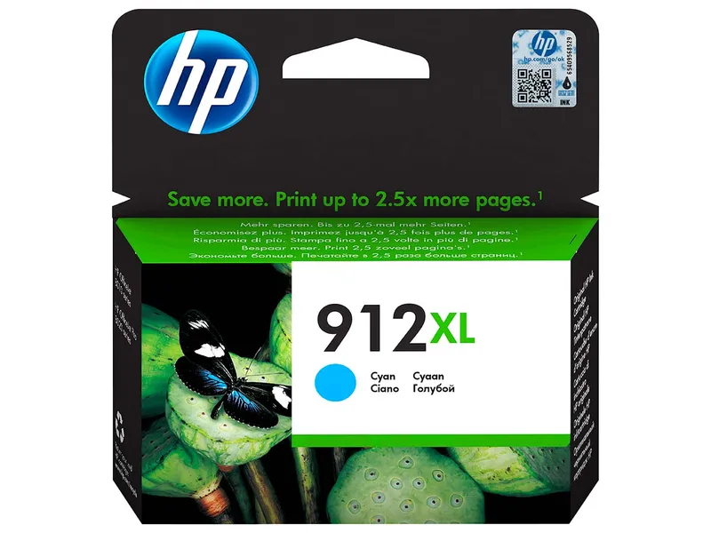 Hewlett Packard hp Tintenpatrone 3YL81AE, Nr. 912 XL cyan – Produktbild 1 von 1