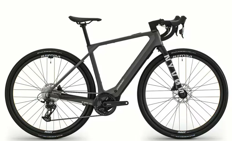 Conway Conway Nyvon 9.0 Allroad - 28 Zoll 400Wh 12K Diamant -Graphitegrey matt Silver matt, Grau, – Produktbild 1 von 1
