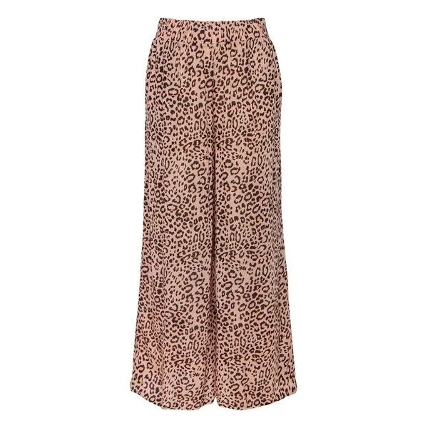 Jaya Jaya MELODY - Damen - leichte Sommerhose für Yoga und Freizeit, Leopard gold, – Produktbild 4 von 4
