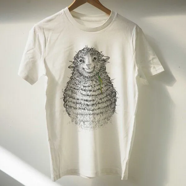 LIGARTI LIGARTI T-Shirt – Wollfried, Altrosa, – Produktbild 3 von 4