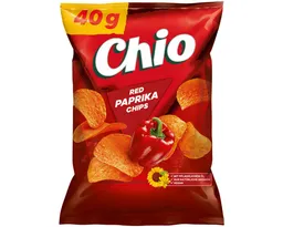 Chio Chio Knabberei, Chio Red Paprika Chips glutenfrei vegetarisch vegan Chipstüte 40g – Produktbild 1 von 1