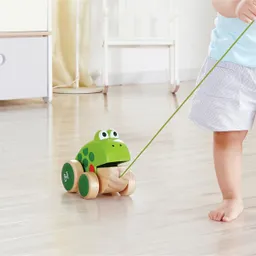 Hape Hape Nachziehspielzeug Frosch Fridolin – Produktbild 1 von 1