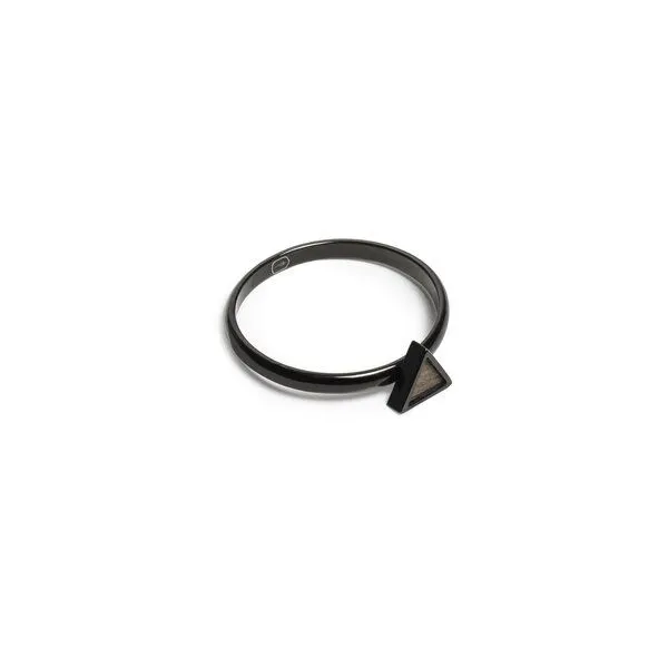 BeWooden BeWooden Ring mit Holzdetails - Motiv Dreieck, Apis nox, – Produktbild 1 von 4
