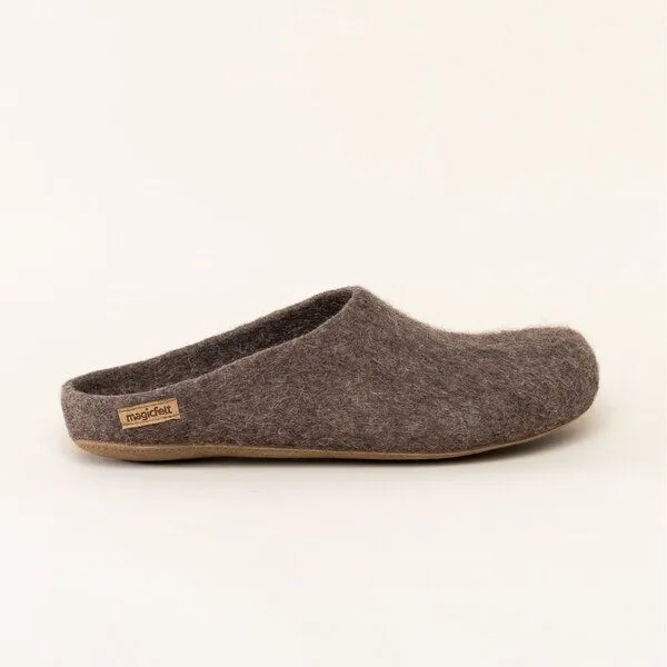 Magicfelt Magicfelt Filz-Hausschuh 729 aus 100% Kamel-Wolle | Pantoffel für Damen & Herren mit Rinds-Sohle - Made in Tirol, Camel, – Produktbild 3 von 4