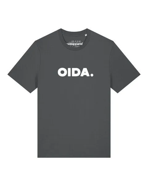 watapparel watapparel T-Shirt Unisex Oida, Anthracite, – Produktbild 1 von 2