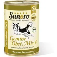 Sanoro Sanoro BIO Gemüse-Obst-Mix 4 mit Bio-Quinoa 12x400g – Produktbild 1 von 1