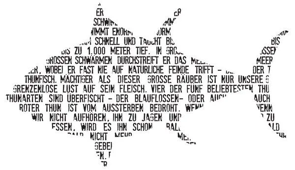Lena Schokolade Lena Schokolade Shirt "Thunfisch", Schwarz, – Produktbild 2 von 3