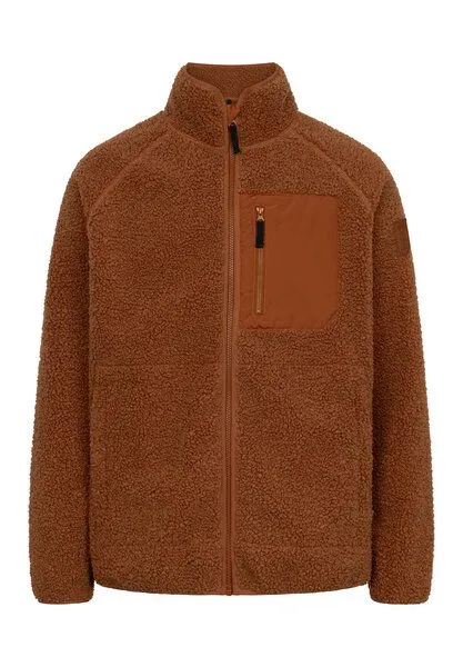 derbe derbe Fleecejacke „Kuschelbypocket“, Caramel cafè, – Produktbild 2 von 4