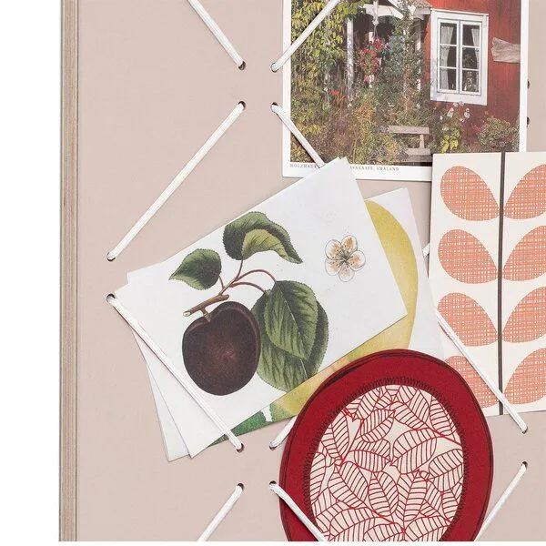 klotzaufklotz klotzaufklotz Pinnwand Linoleum, Blassrosa, – Produktbild 5 von 5