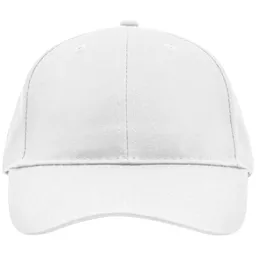 Myrtle Beach myrtle beach Klassisches 6 Panel Cap mit gebürsteter Oberfläche MB6118 Gr. one size white – Produktbild 1 von 1