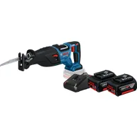 Bosch Professional Bosch Professional GSA 18V-28 5,0 Ah GBA Akku (2x) Starterset – Produktbild 1 von 1